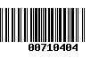 Código de Barras 00710404