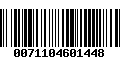 Código de Barras 0071104601448