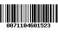 Código de Barras 0071104601523