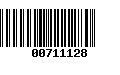 Código de Barras 00711128