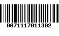 Código de Barras 0071117011302