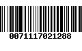 Código de Barras 0071117021288