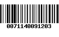 Código de Barras 0071140091203