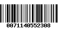 Código de Barras 0071140552308