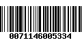 Código de Barras 0071146005334