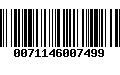 Código de Barras 0071146007499