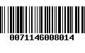 Código de Barras 0071146008014