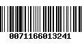 Código de Barras 0071166013241