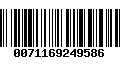 Código de Barras 0071169249586