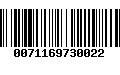 Código de Barras 0071169730022