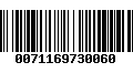 Código de Barras 0071169730060