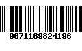 Código de Barras 0071169824196