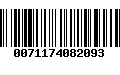 Código de Barras 0071174082093