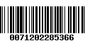 Código de Barras 0071202285366