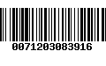 Código de Barras 0071203083916