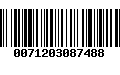 Código de Barras 0071203087488