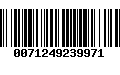 Código de Barras 0071249239971