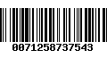 Código de Barras 0071258737543