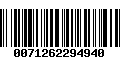 Código de Barras 0071262294940