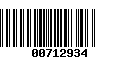 Código de Barras 00712934