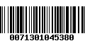 Código de Barras 0071301045380