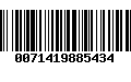 Código de Barras 0071419885434