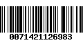 Código de Barras 0071421126983