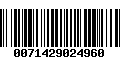 Código de Barras 0071429024960