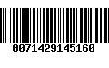 Código de Barras 0071429145160