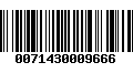 Código de Barras 0071430009666