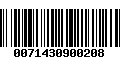 Código de Barras 0071430900208