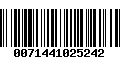 Código de Barras 0071441025242