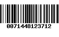 Código de Barras 0071448123712