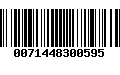 Código de Barras 0071448300595