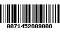 Código de Barras 0071452809008