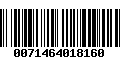 Código de Barras 0071464018160