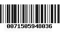 Código de Barras 0071505948036