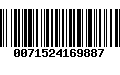 Código de Barras 0071524169887