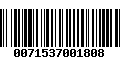 Código de Barras 0071537001808