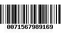 Código de Barras 0071567989169