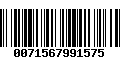 Código de Barras 0071567991575