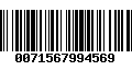 Código de Barras 0071567994569