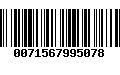 Código de Barras 0071567995078