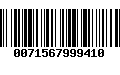 Código de Barras 0071567999410