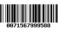 Código de Barras 0071567999588