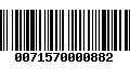 Código de Barras 0071570000882