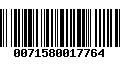 Código de Barras 0071580017764