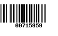 Código de Barras 00715959