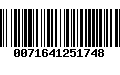 Código de Barras 0071641251748