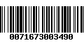 Código de Barras 0071673003490